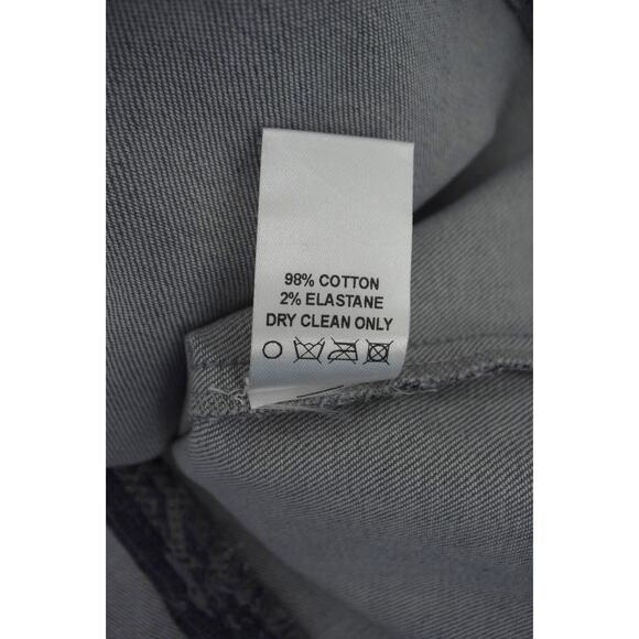 Judith March Gray Animal Print Sleeveless Belted Denim Sheath Dress Womens M - Picture 9 of 10